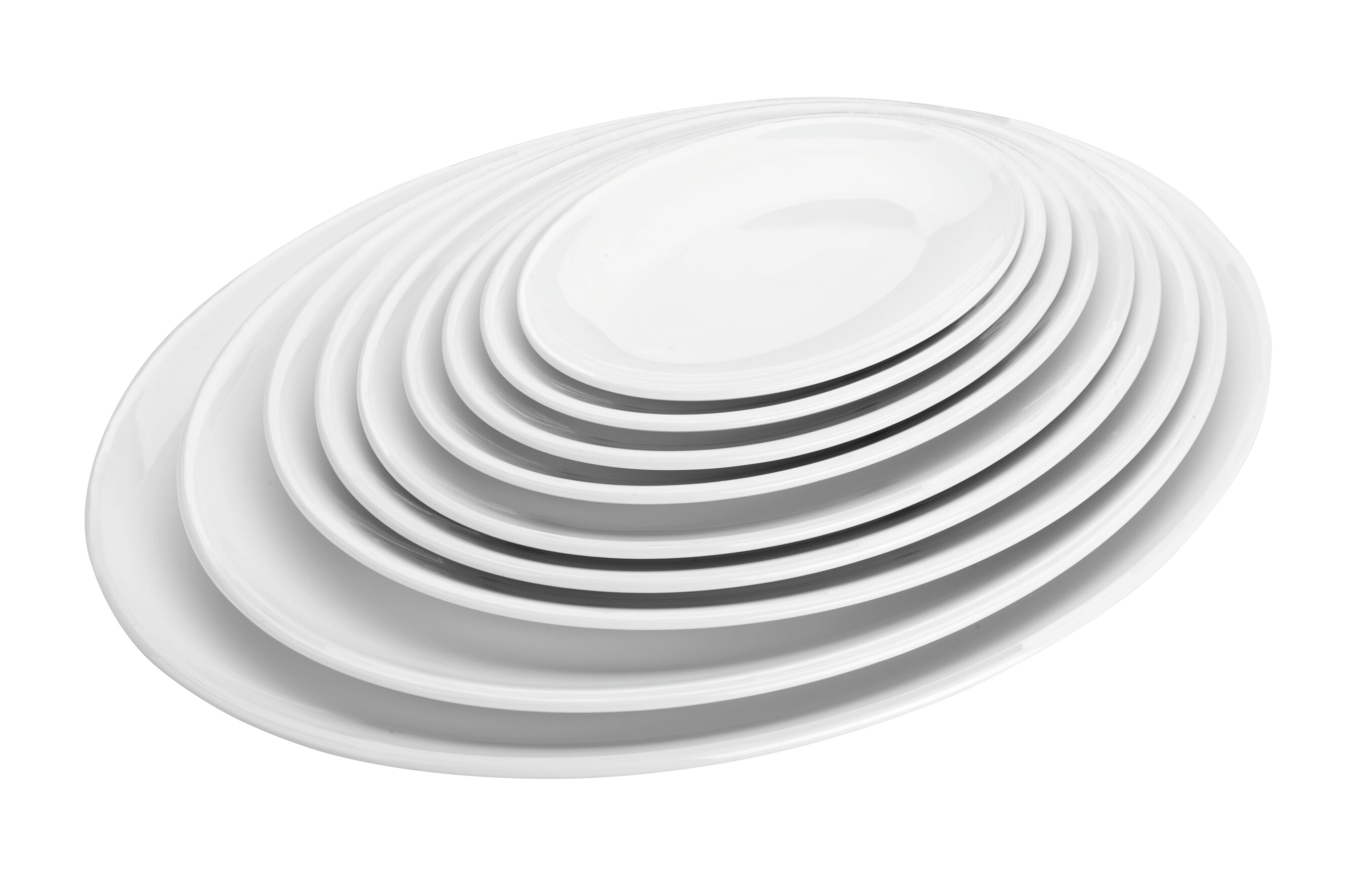 Bandeja oval em melamina 250 x 183 x 22 mm