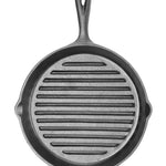 Grelhador redondo ferro fundido 398x265x48 mm