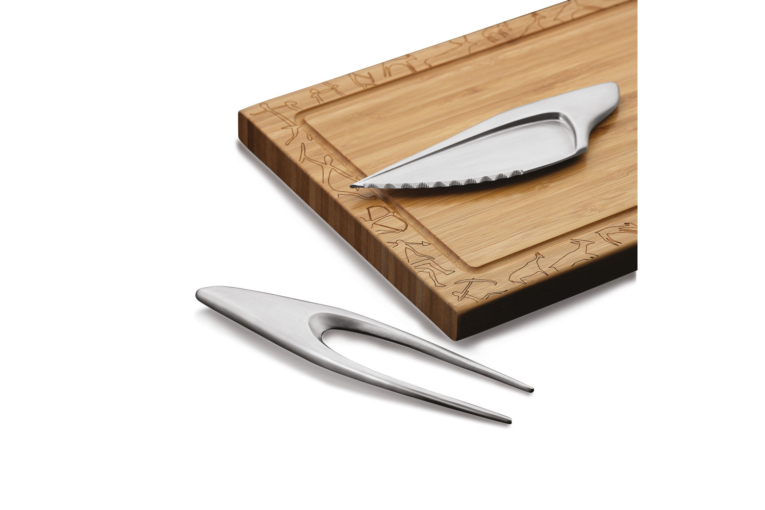 Conjunto de faca e garfo de bife Silex