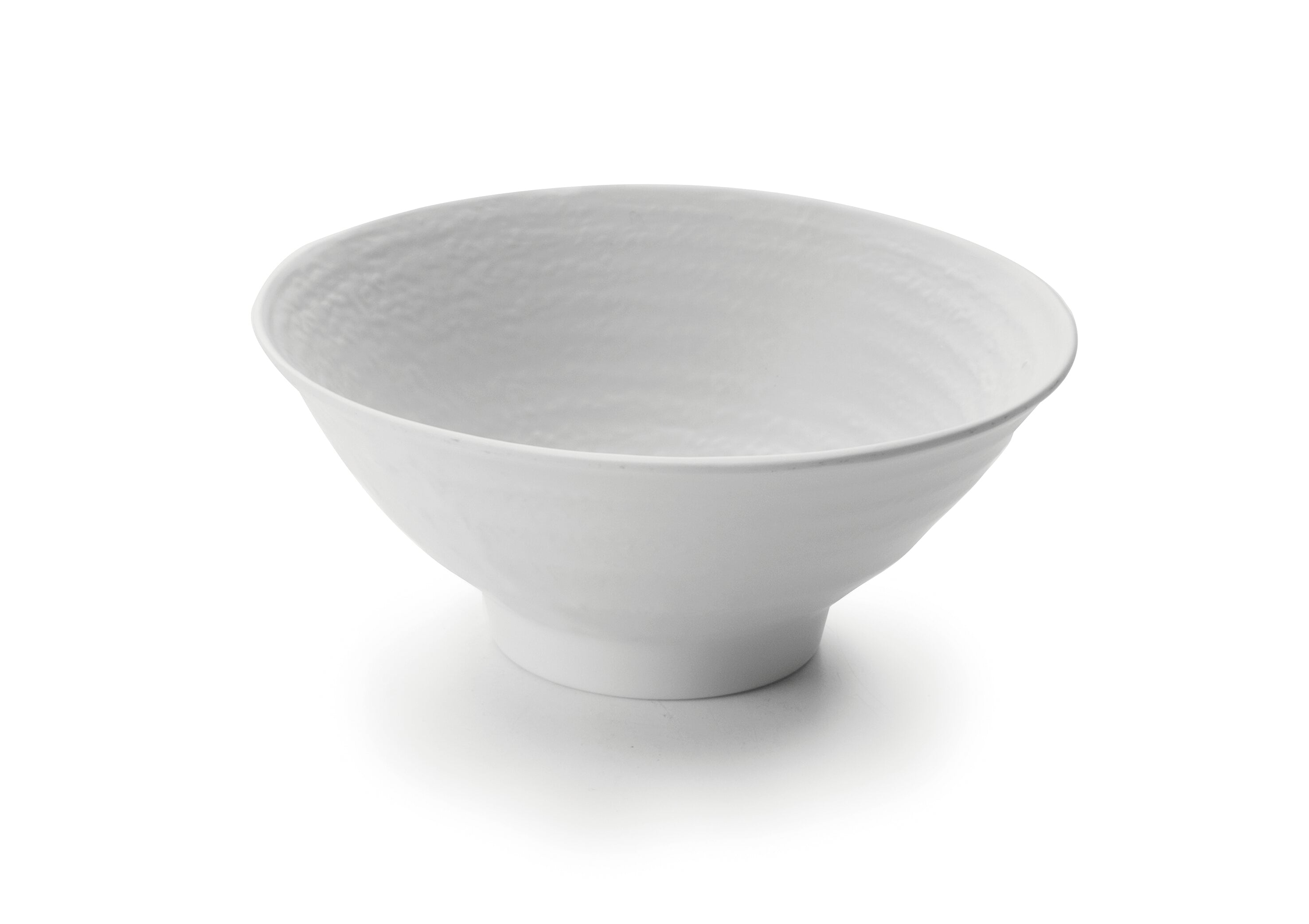 Taça cónica em melamina branca Ø 25 x 9 cm