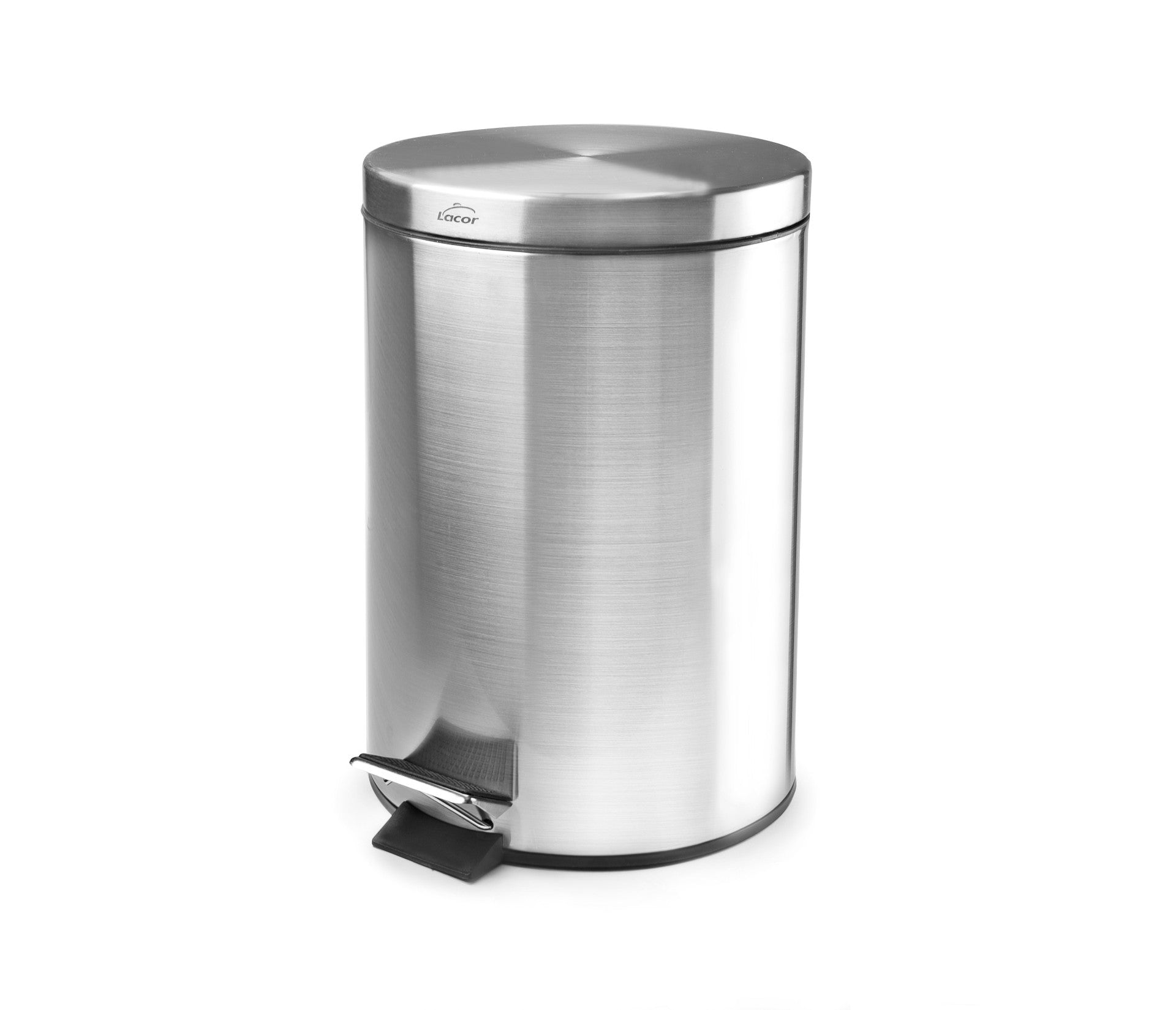 Papeleira inox com pedal e balde 20 l