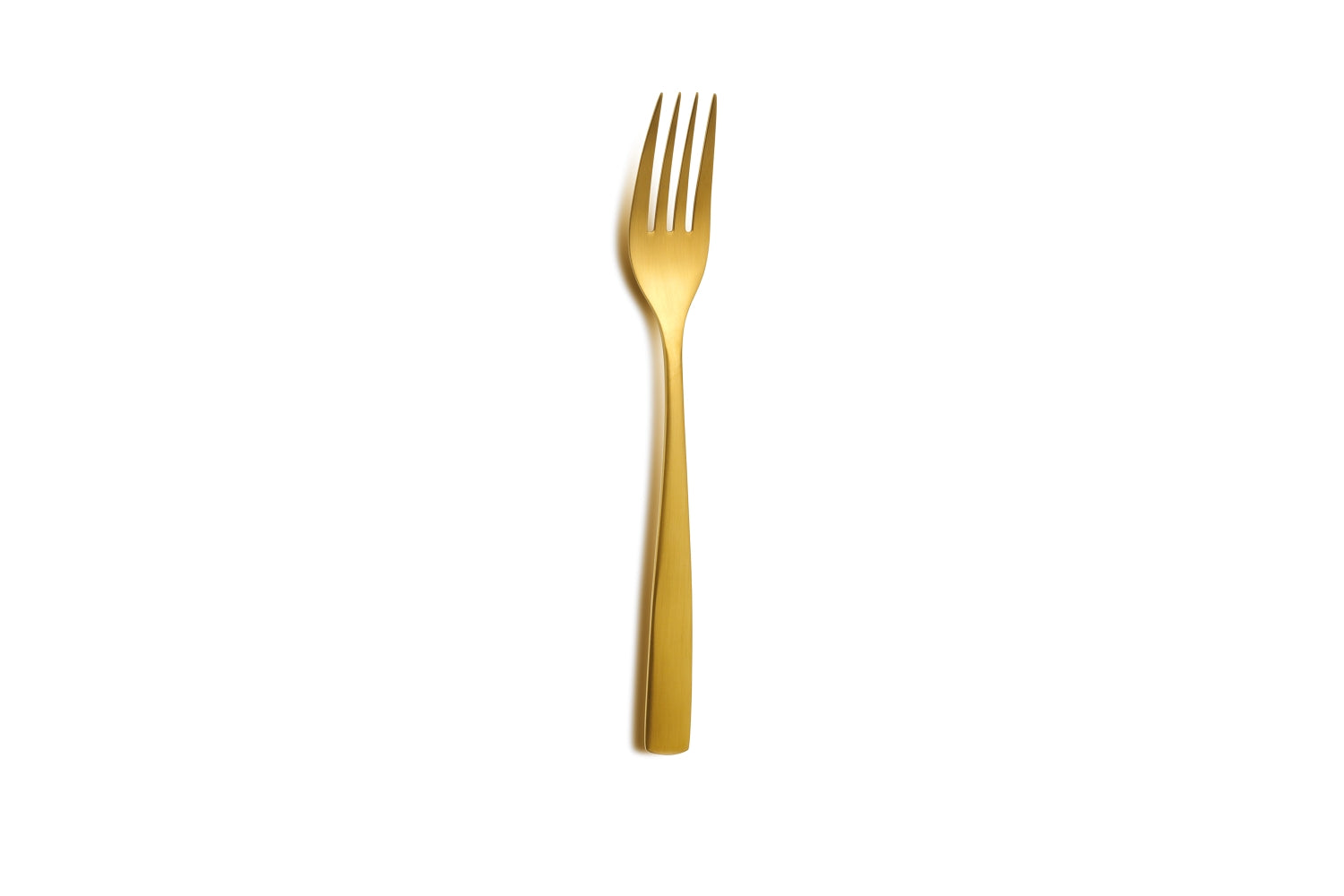 Garfo de sobremesa BCN dourado 18%