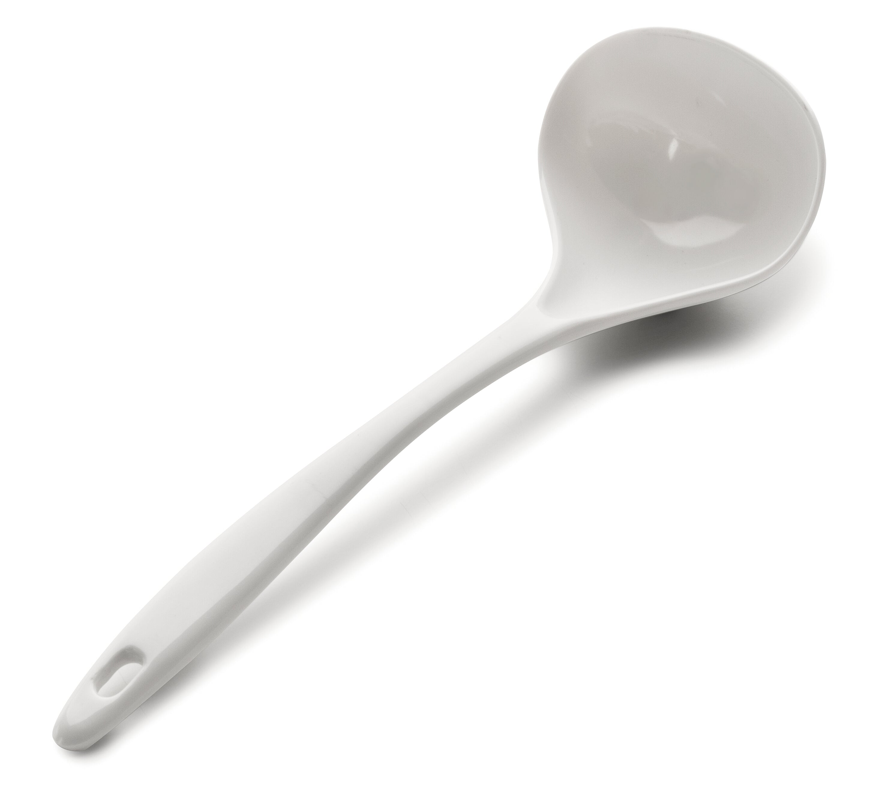 Concha reta de melamina clássica branca 30 cm