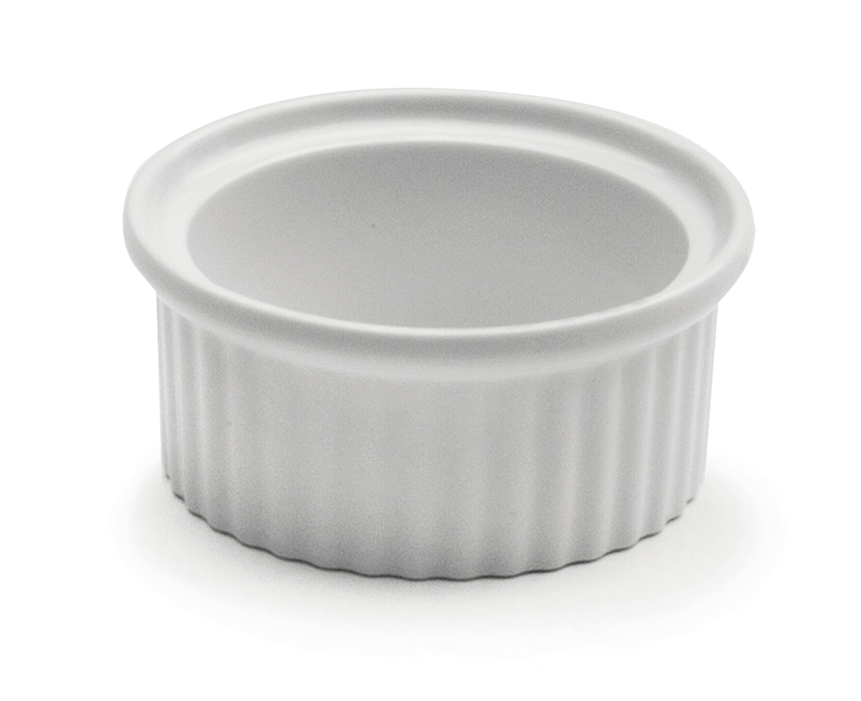 Mini taça de pastelaria de melamina clássica branca Ø 8 cm