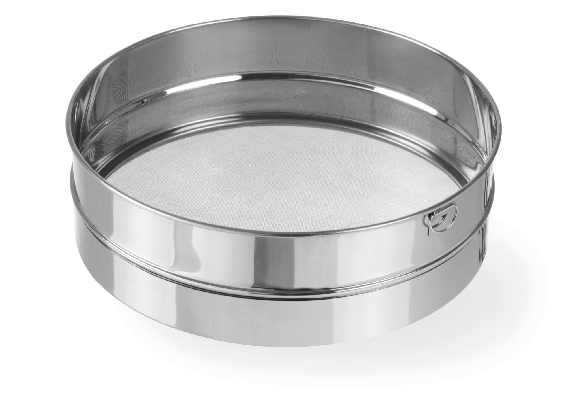 Peneira de pasteleiro inox 250x75 mm para açúcar em pó
