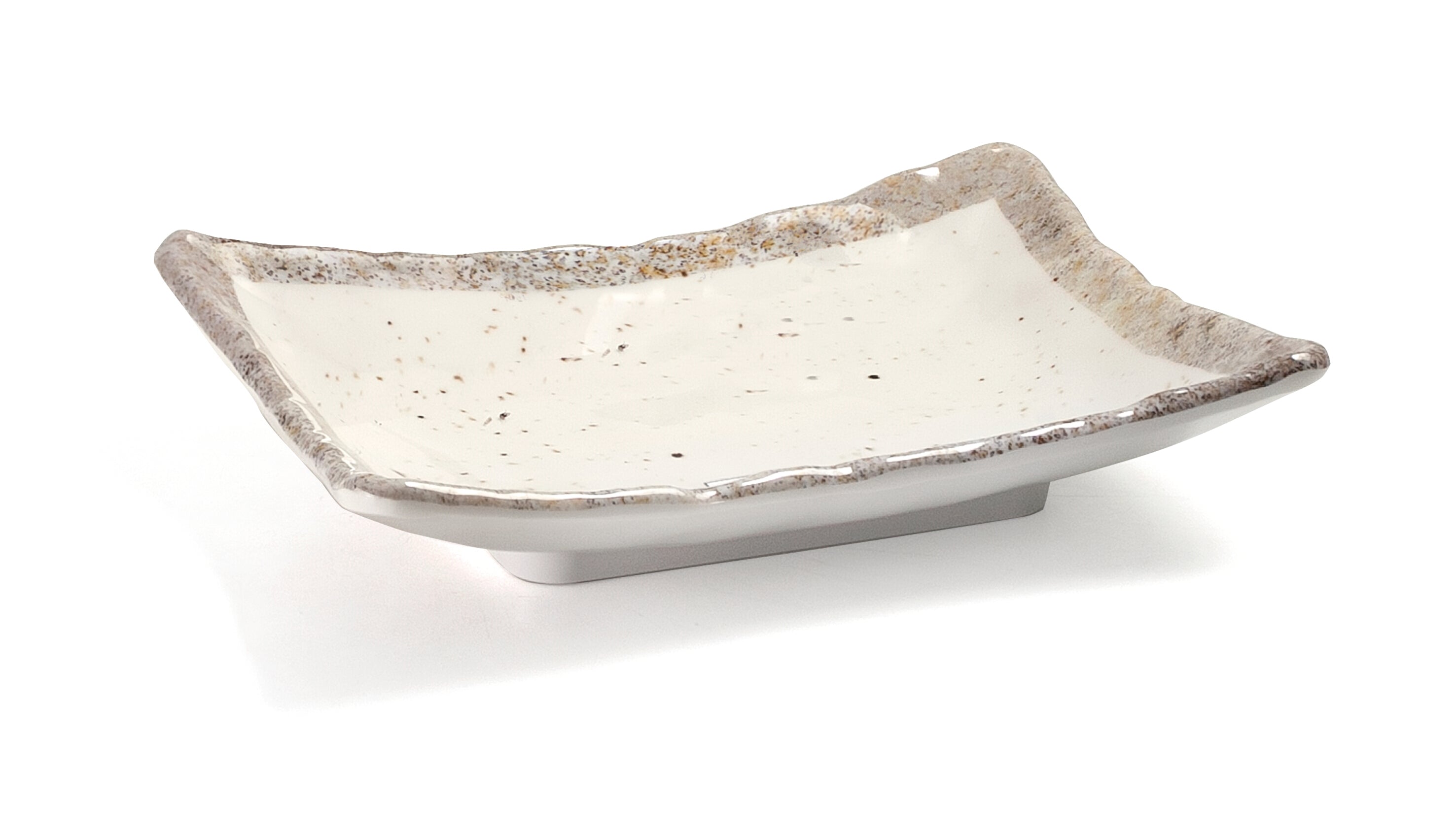 Travessa retangular EARTH em melamina 30,8 x 21,6 x 3,5 cm