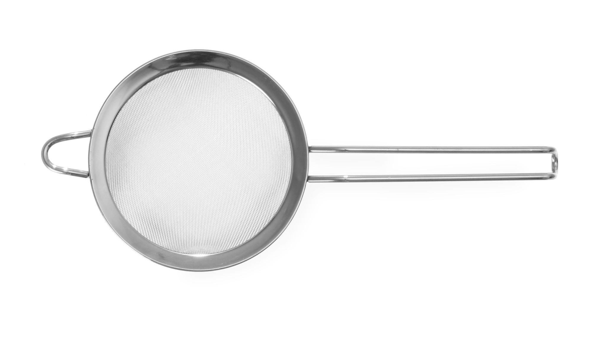 Peneira de malha fina inox 145x340 mm