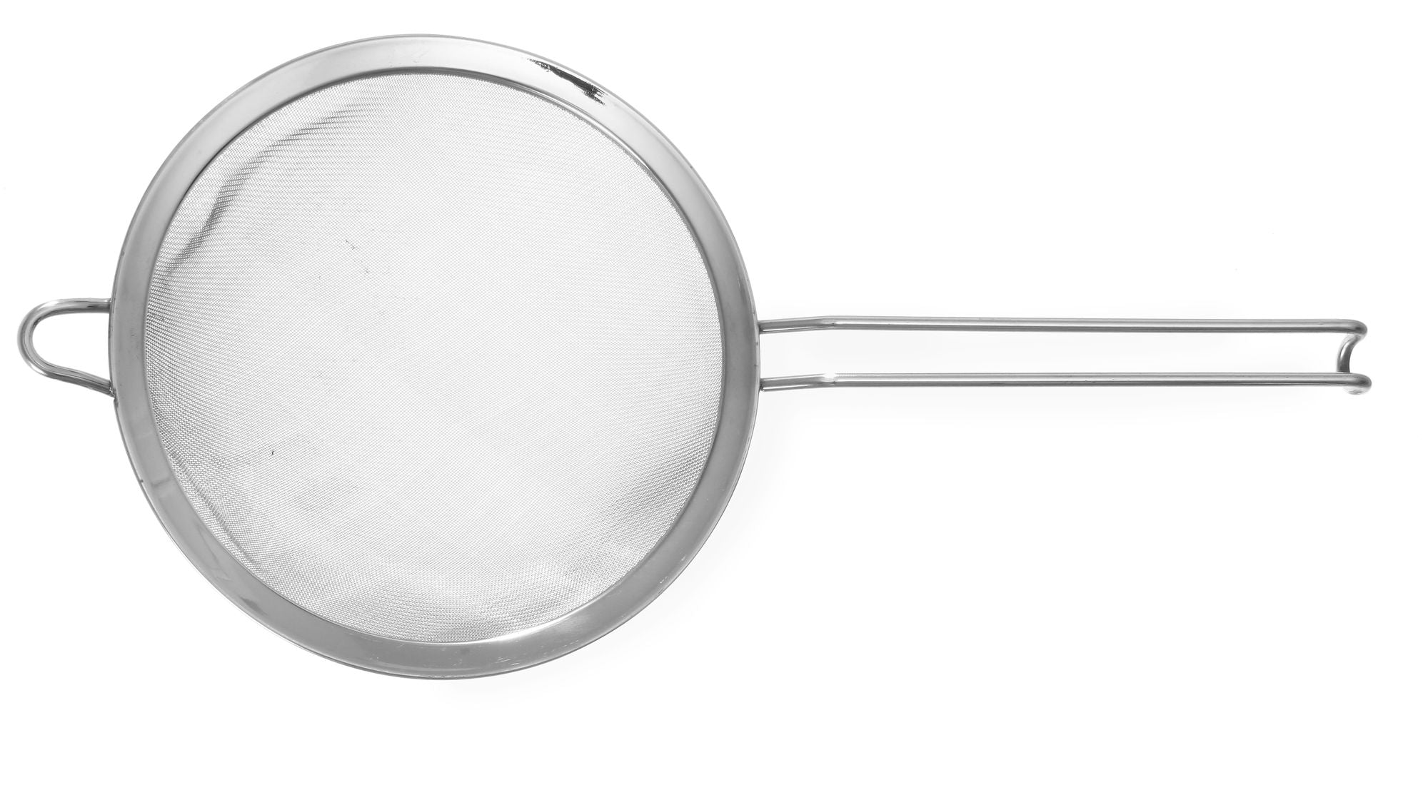 Peneira de malha fina inox 210x450 mm