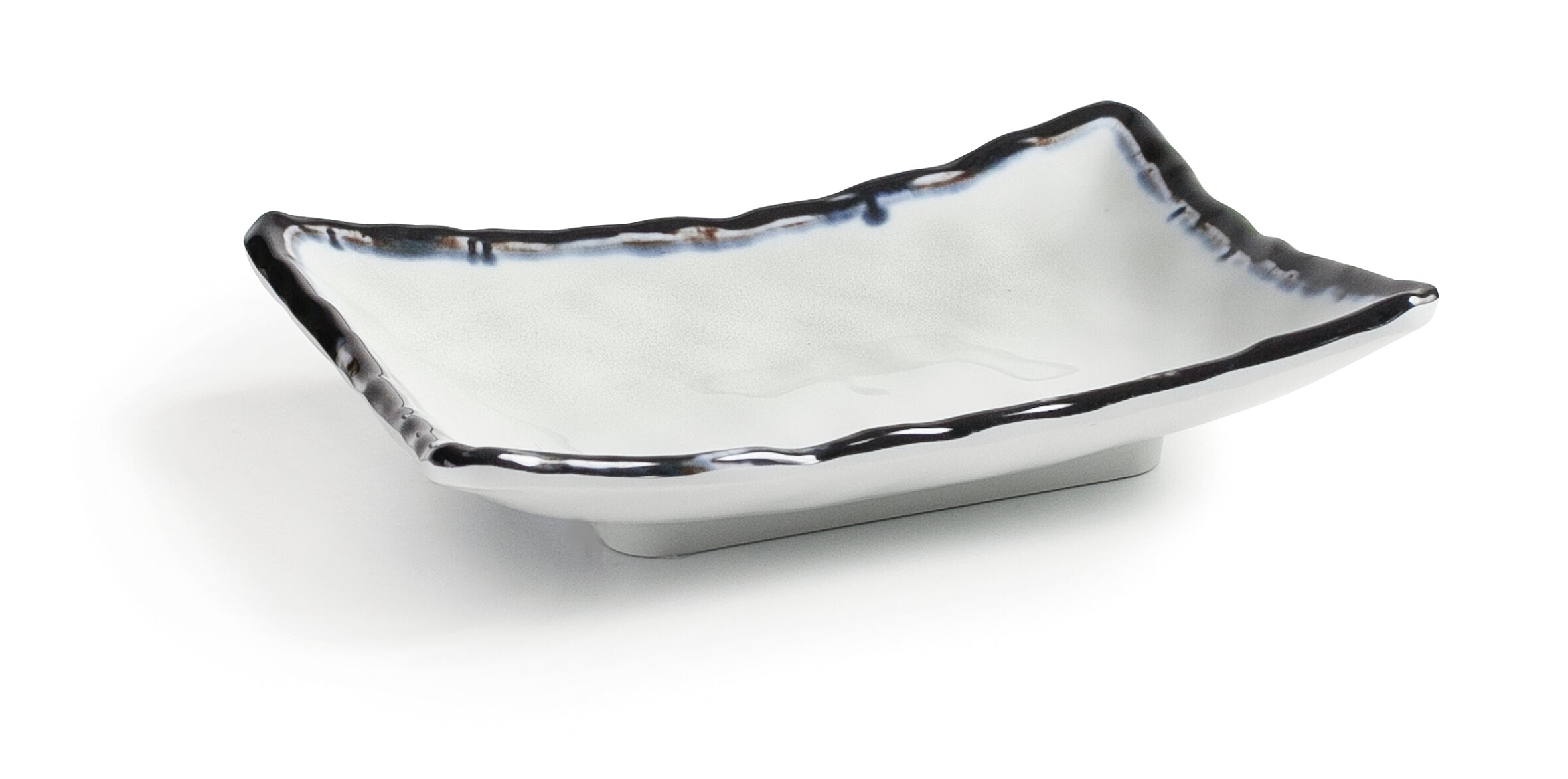 Travessa retangular SEA em melamina 25,2 x 17,2 x 3,6 cm