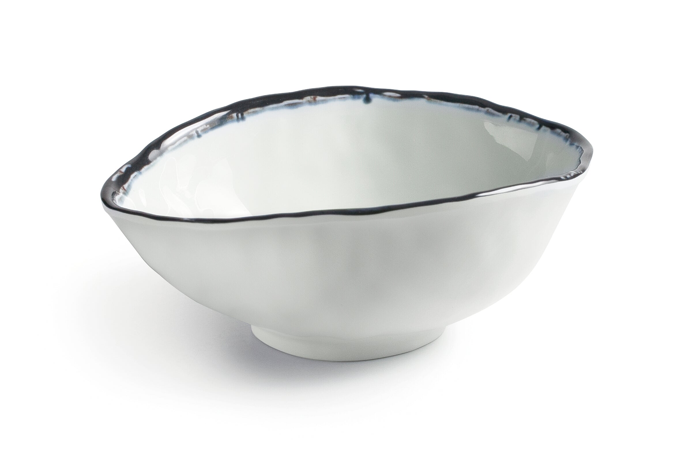 Taça oval SEA em melamina 20,7 x 16,8 x 8 cm