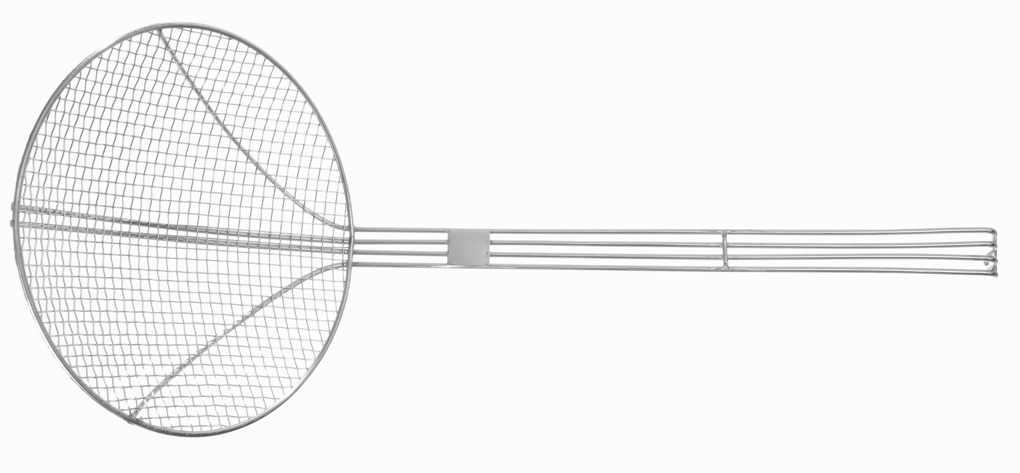 Colher de batatas fritas inox 220x540 mm cabo reforçado