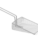 Pá de batatas fritas inox 455x160 mm cabo de arame