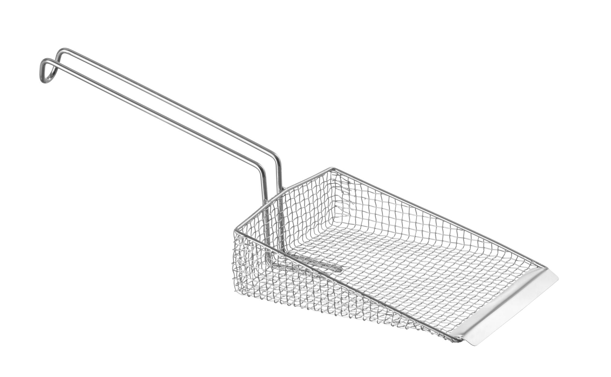 Pá de batatas fritas inox 455x160 mm cabo de arame