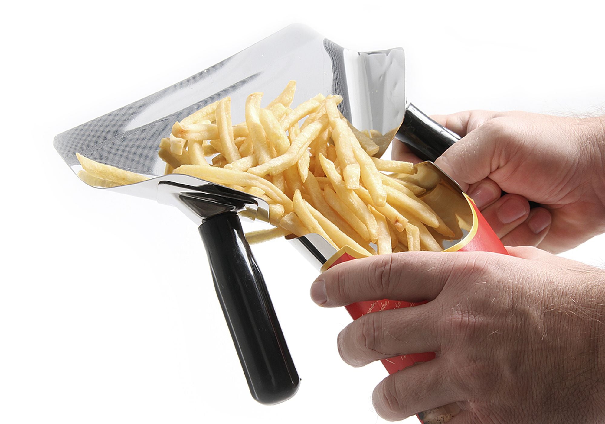 Colher funil para batatas fritas inox PP Ø75 mm