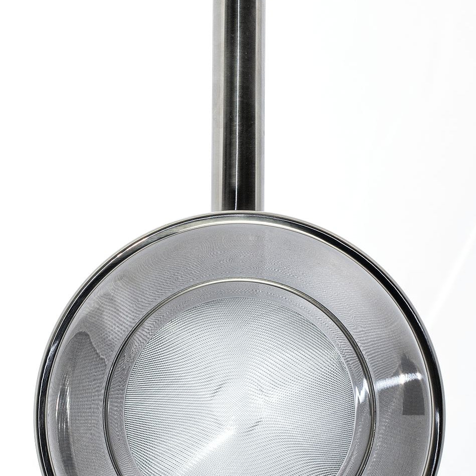 Coador cónico de malha fina inox 205x460 mm