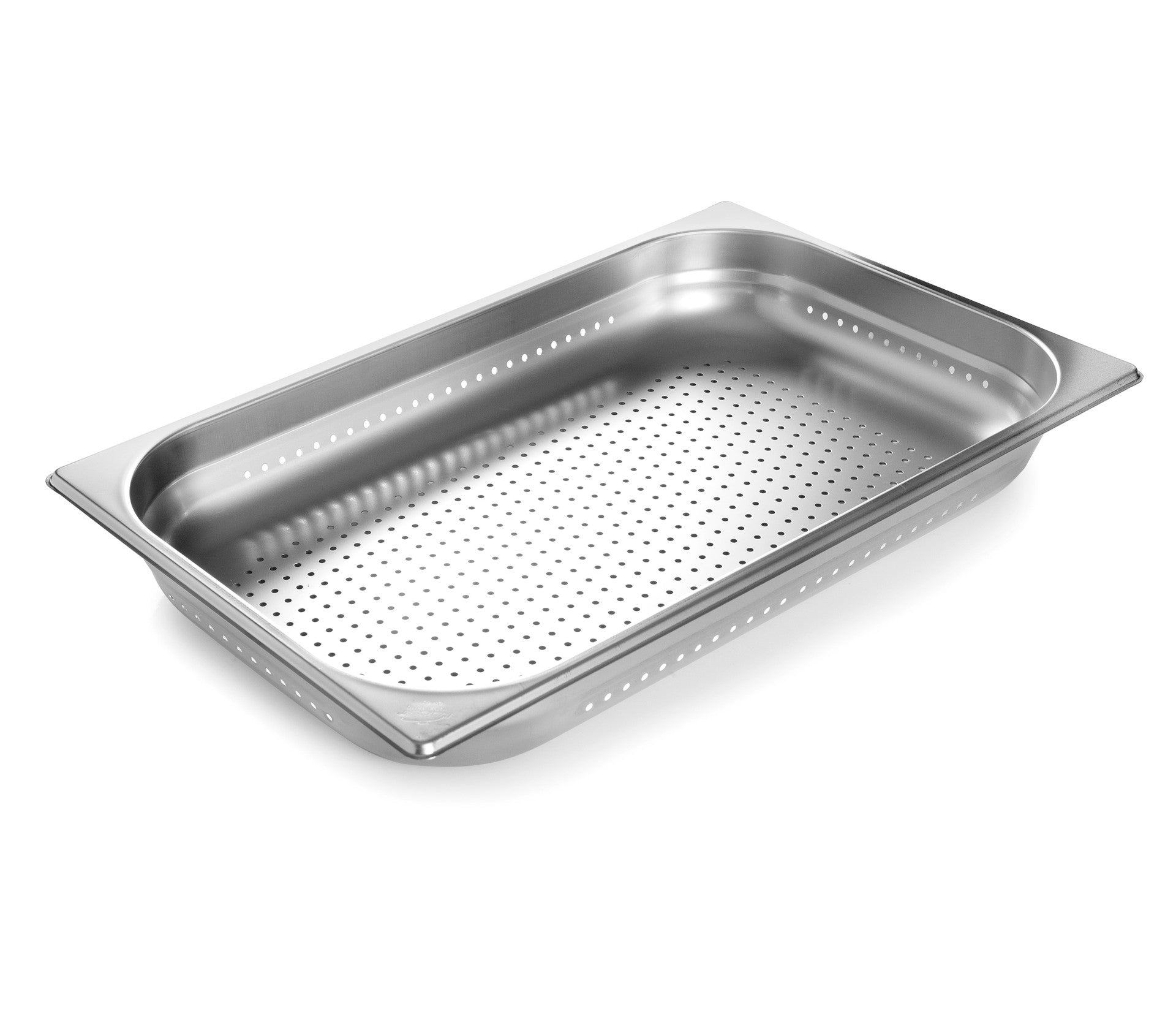 Cuba GN 2/1 perfurada inox 530 x 650 x 100 mm