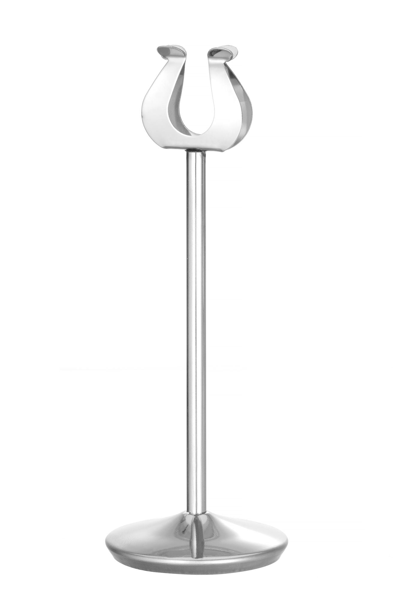 Suporte de mesa para cartão de menu Ø75x200 mm