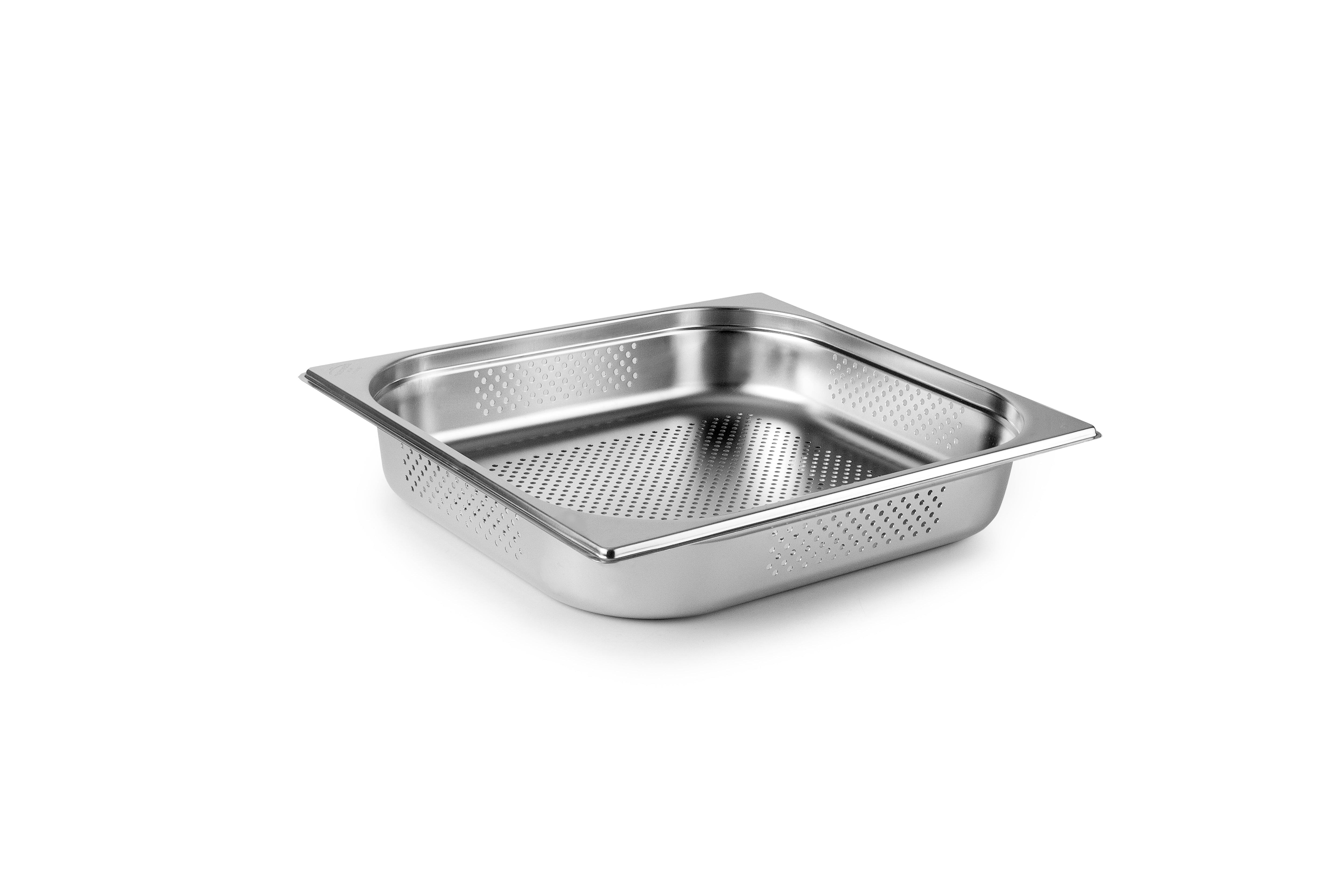 Cuba GN 2/3 perfurada inox 354 x 325 x 100 mm