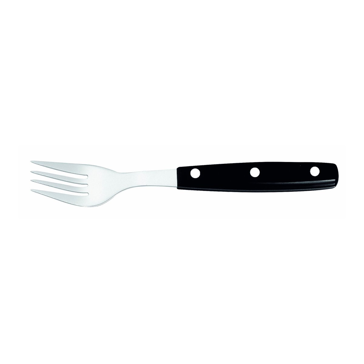 Garfo para bife Technik 19 cm, cabo preto