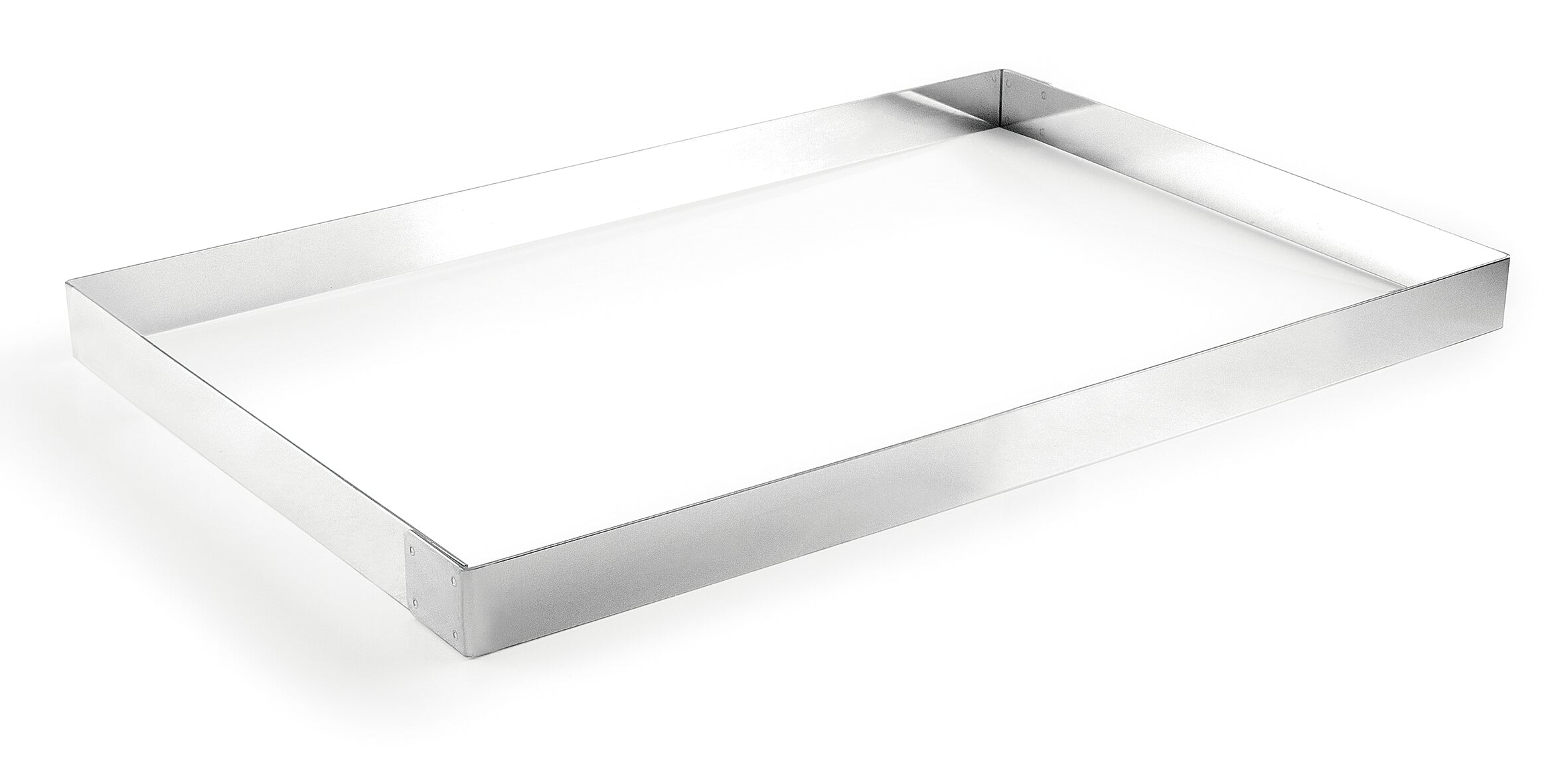 Aro retangular inox 18/10 31 x 48 x 3 cm