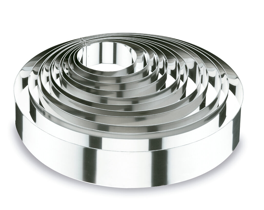 Aro redondo inox 18/10 24 x 4 cm