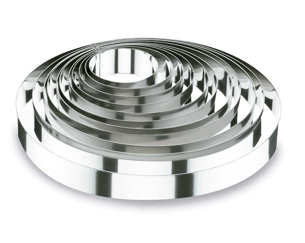 Aro redondo inox 16 x 4,5 cm