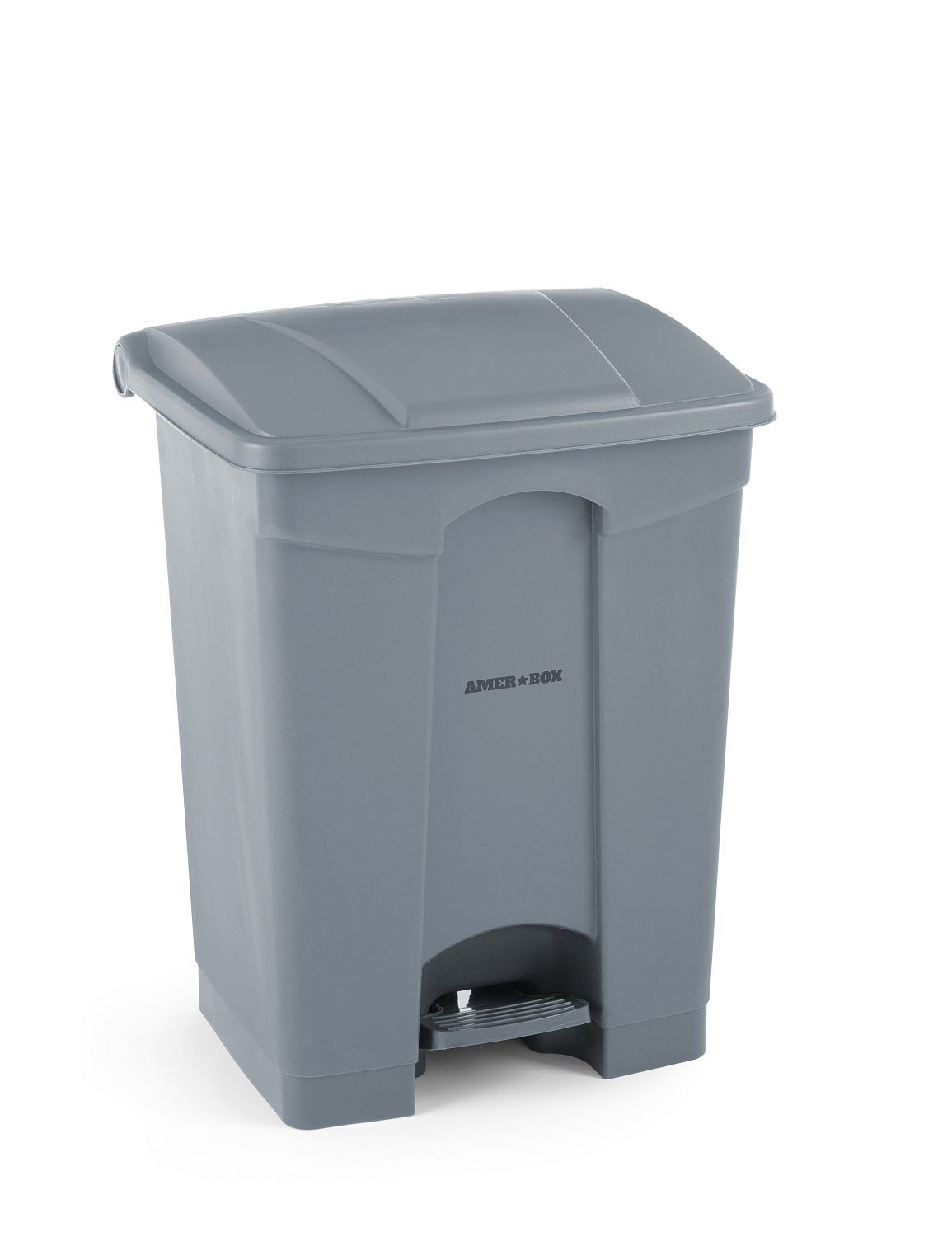 Caixote do lixo de pedal 68 l 490x410x660 mm
