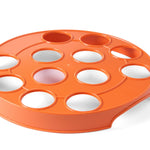 Suporte para copos de cerveja laranja ABS 12 copos
