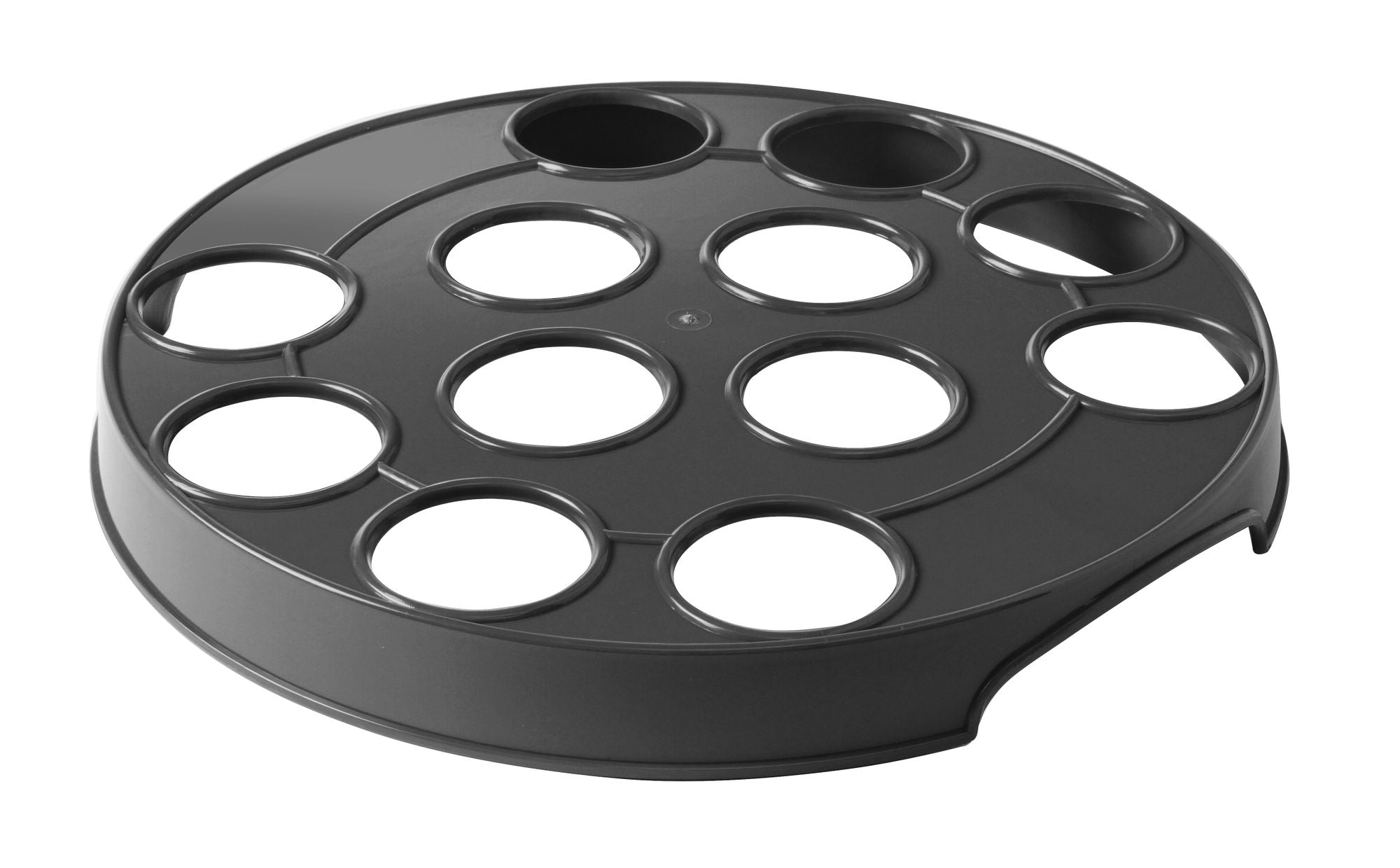 Suporte para copos de cerveja preto ABS 12 copos