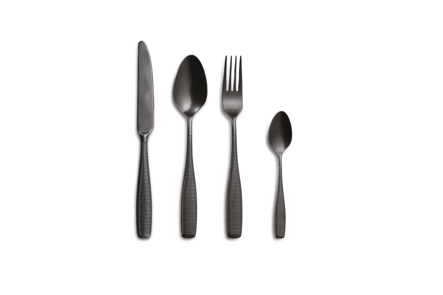 Faqueiro Fleur de Lys Vintage preto 18/10, 24 peças