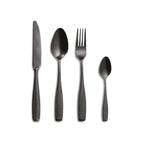 Faqueiro Fleur de Lys Vintage preto 18/10, 24 peças
