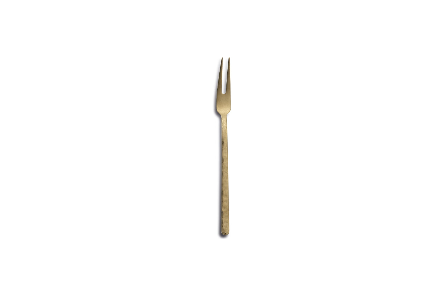 Garfo de mesa Kodai dourado 18%, 2 dentes