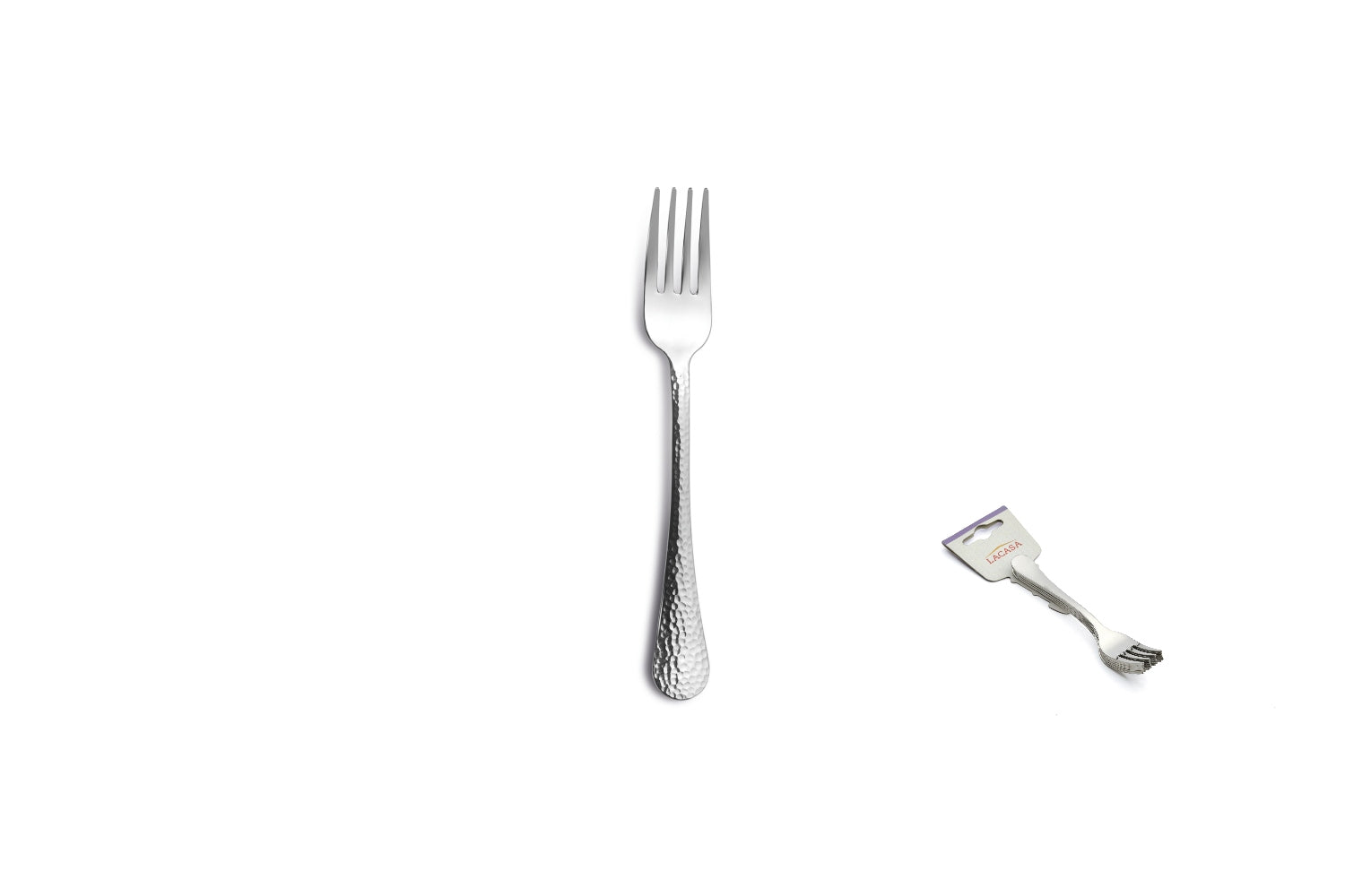 Garfo de lanche Luna 18% – 6 unidades em cartela