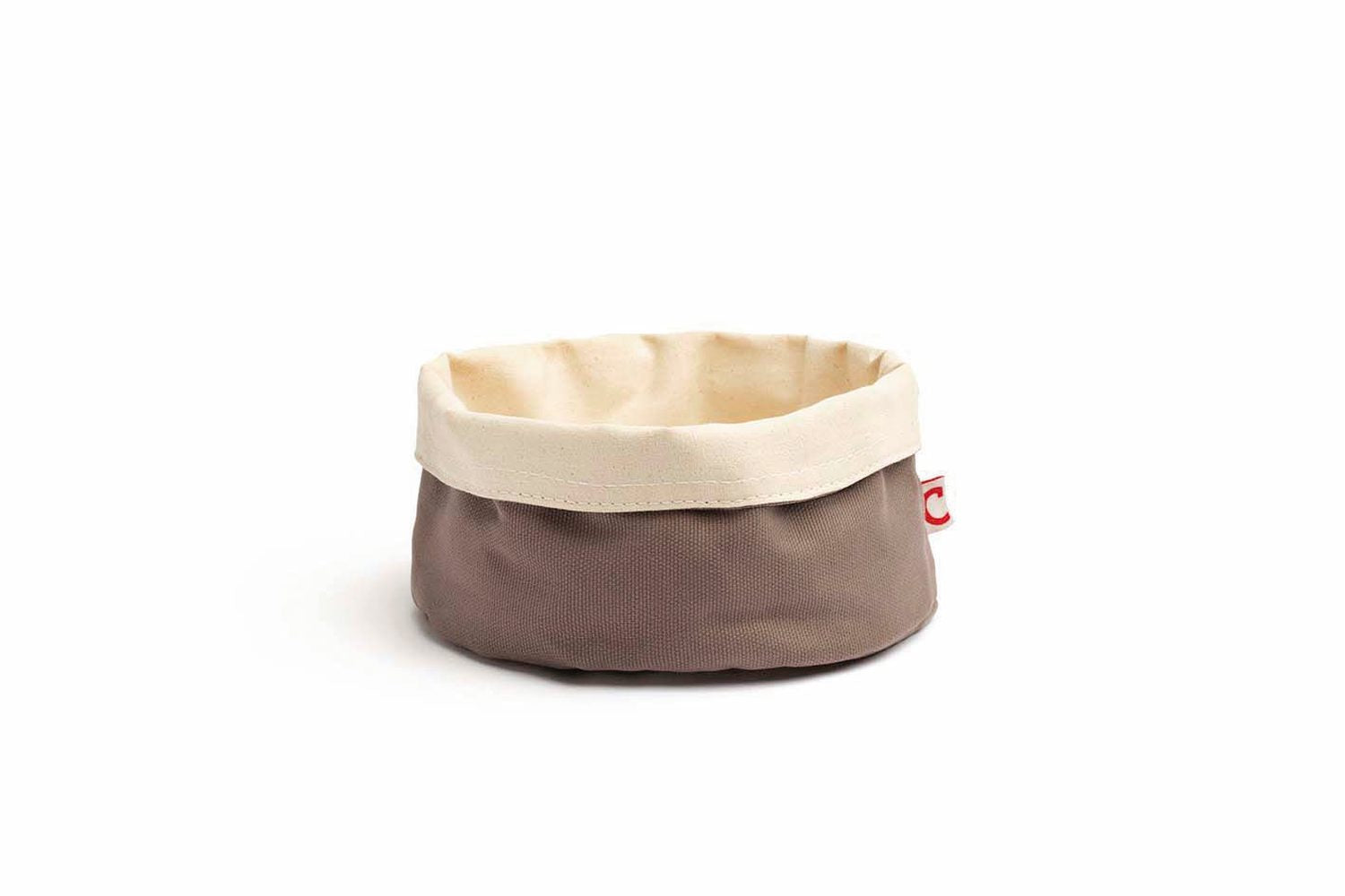 Cesto de pão redondo cinzento Ø17cm