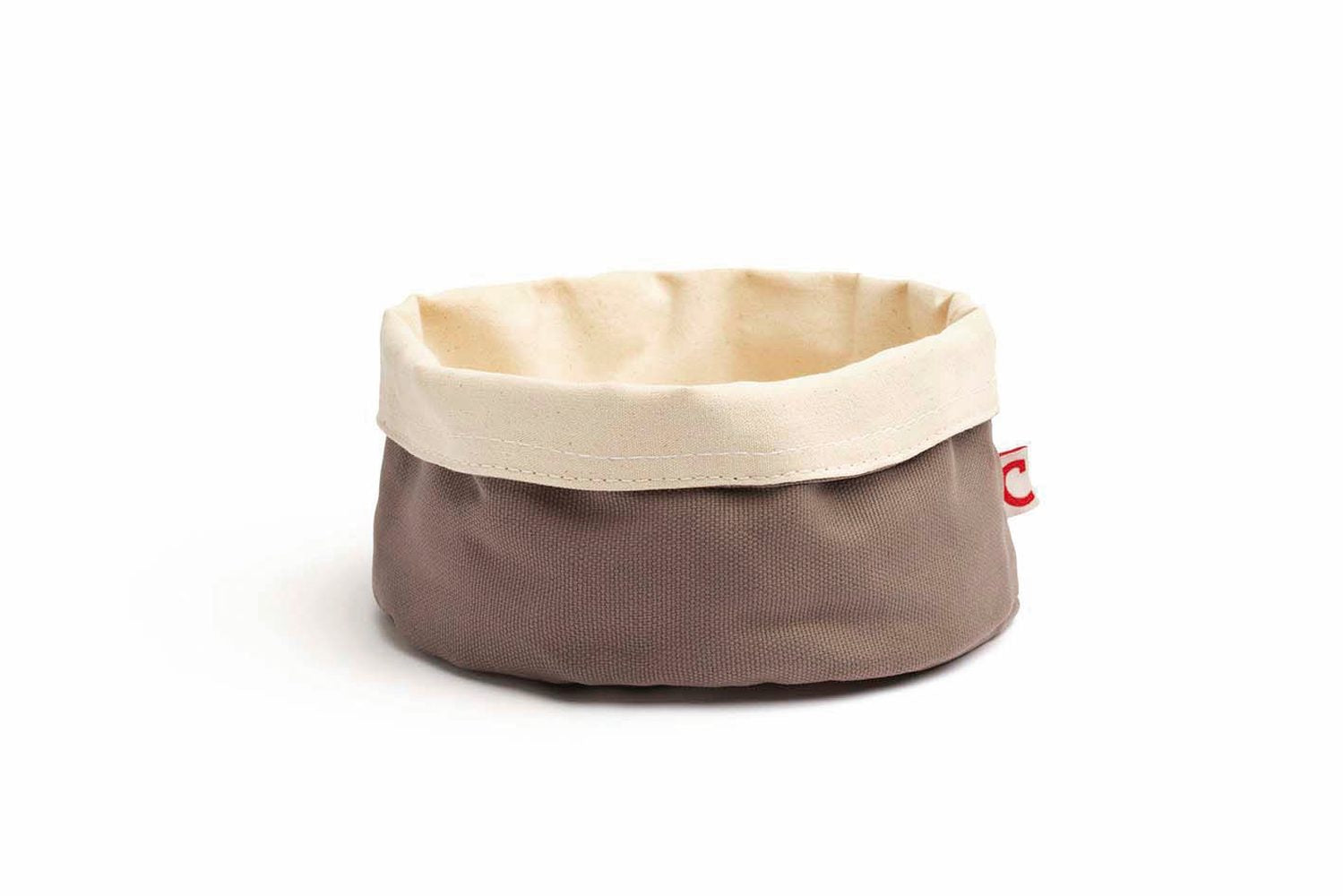 Cesto de pão redondo cinzento Ø20cm