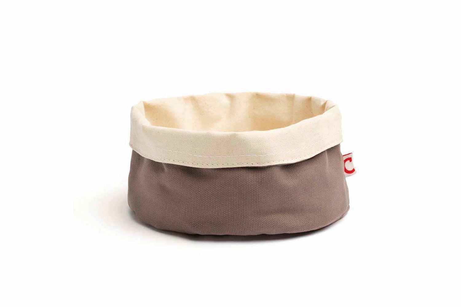 Cesto de pão redondo cinzento Ø20cm