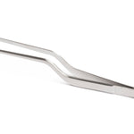 Pinça de chef curva em inox 145mm