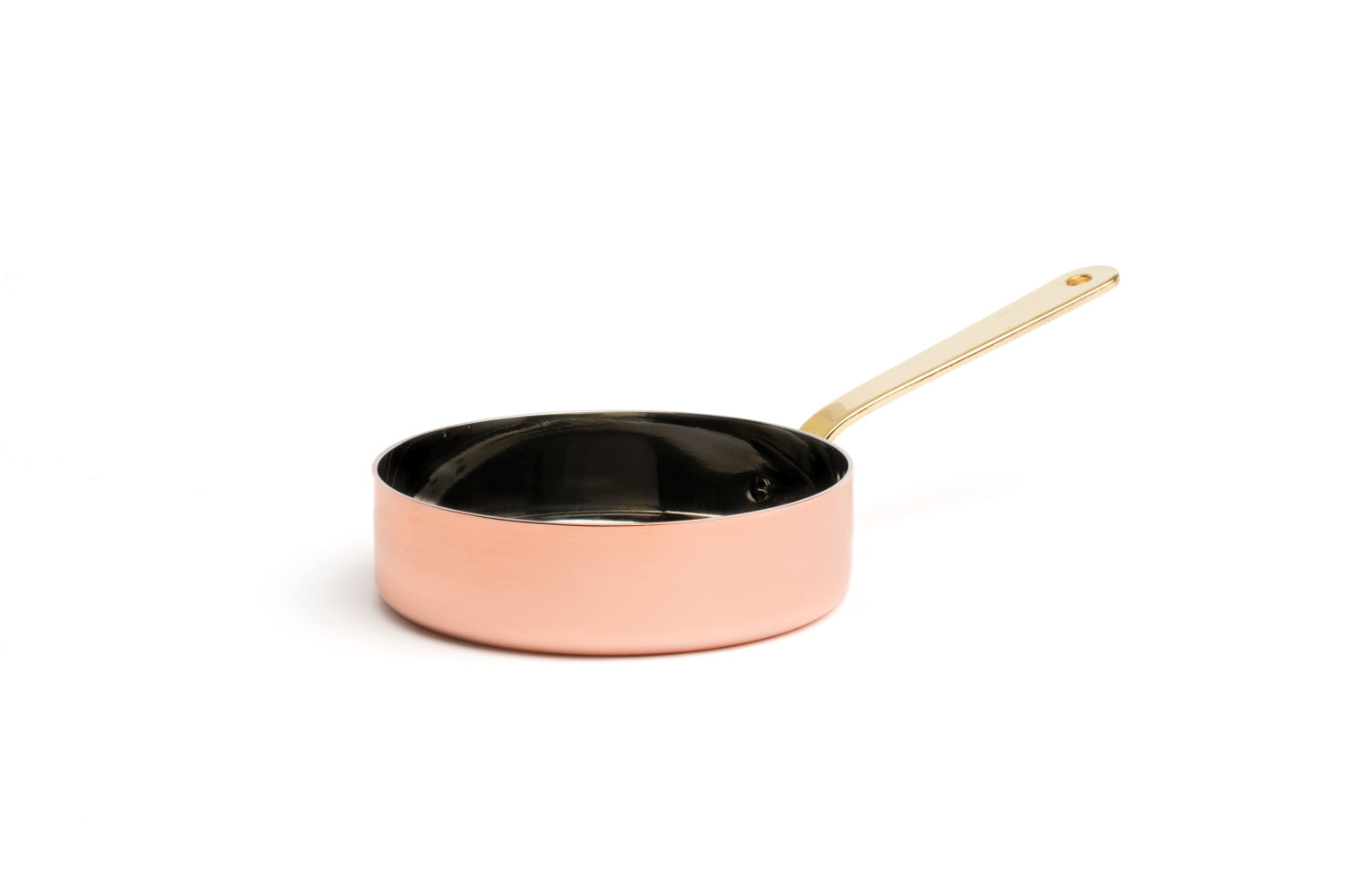 Mini frigideira Gourmet de parede dupla em cobre Ø12cm H3,5cm