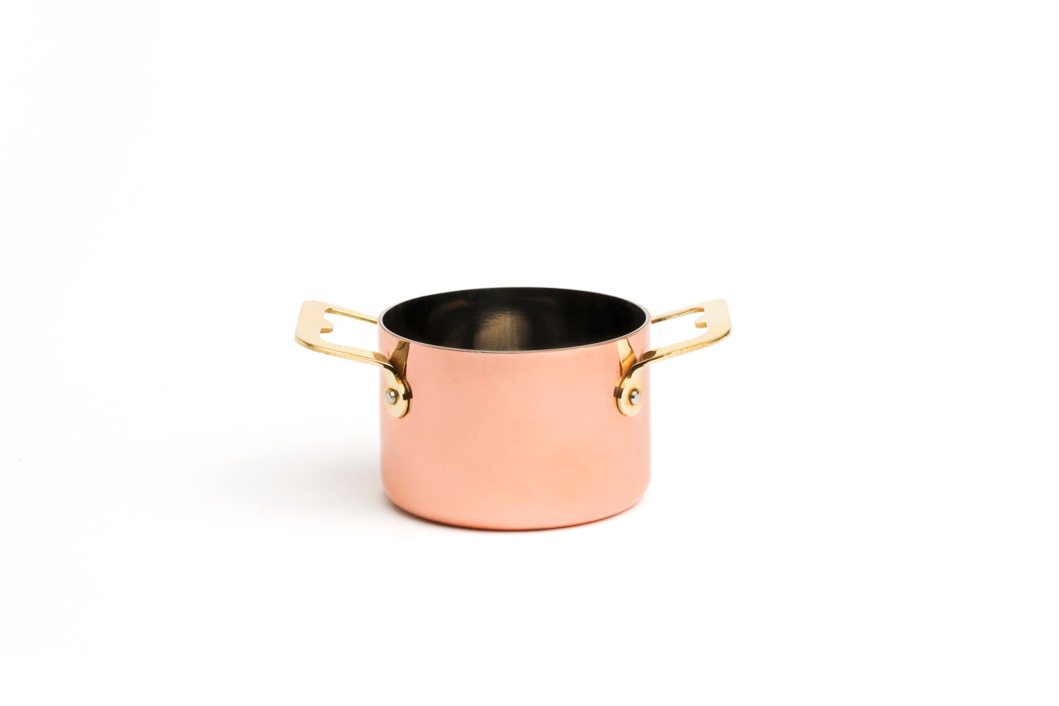 Mini panela Gourmet de parede dupla em cobre Ø9cm H6cm
