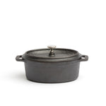 Mini panela oval de ferro fundido Tradicion Ø12,5 H9,5cm