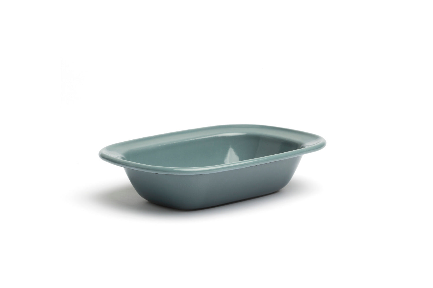 Taça retangular Peltre cinzenta 18cm