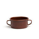 Caçarola Peltre castanha com 2 asas Ø10cm