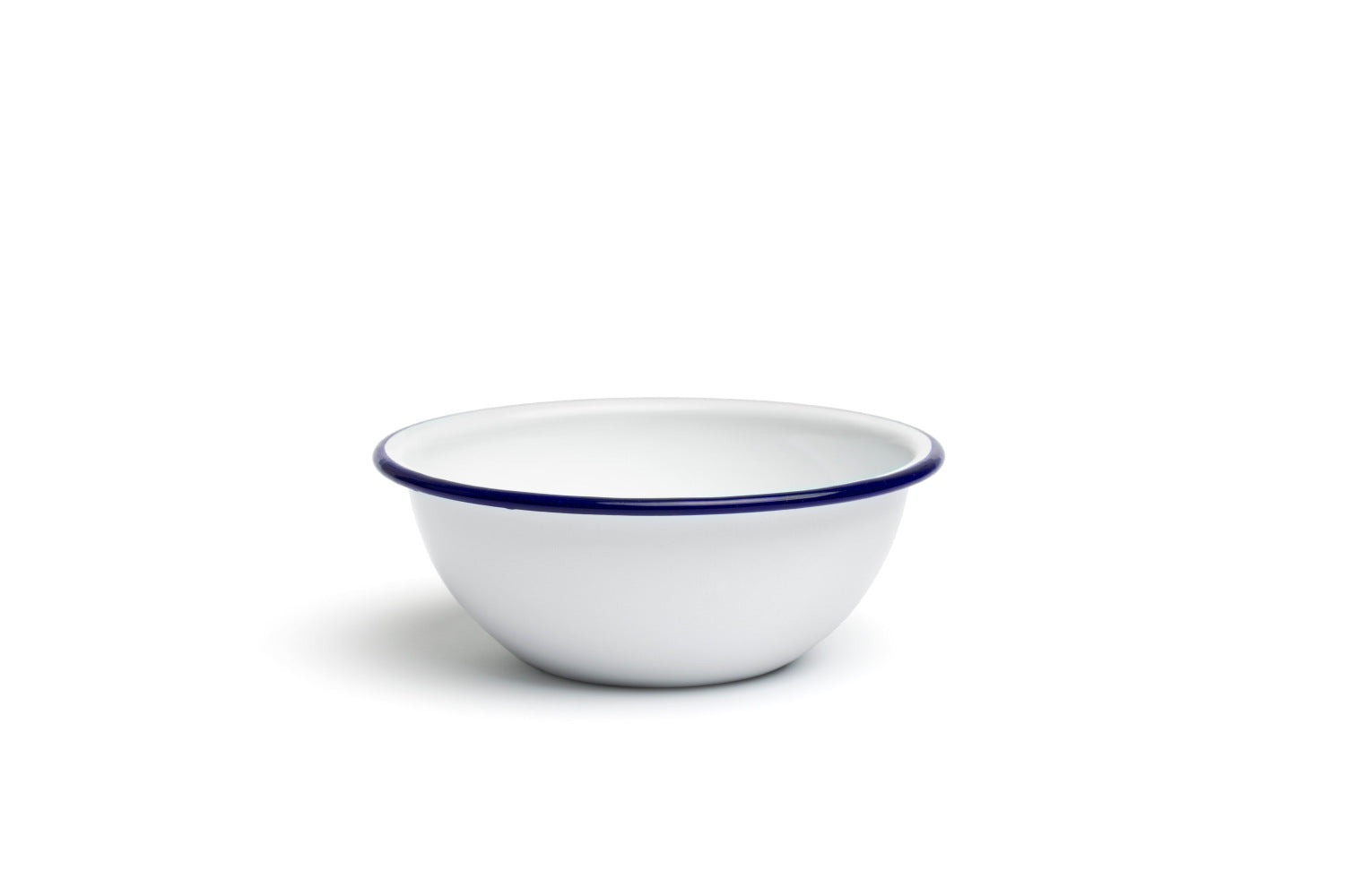 Taça Peltre branca/azul Ø14cm