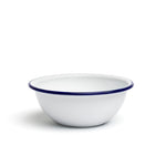 Taça Peltre branca/azul Ø14cm