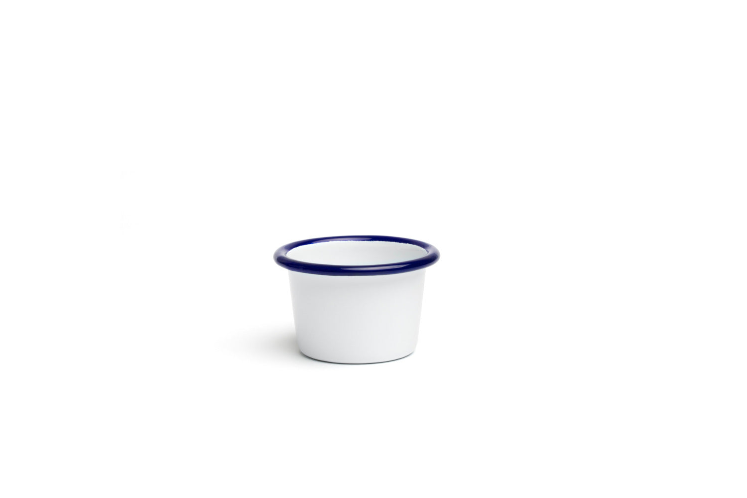 Copo para molhos Peltre branco/azul Ø6 H4cm