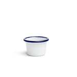 Copo para molhos Peltre branco/azul Ø6 H4cm