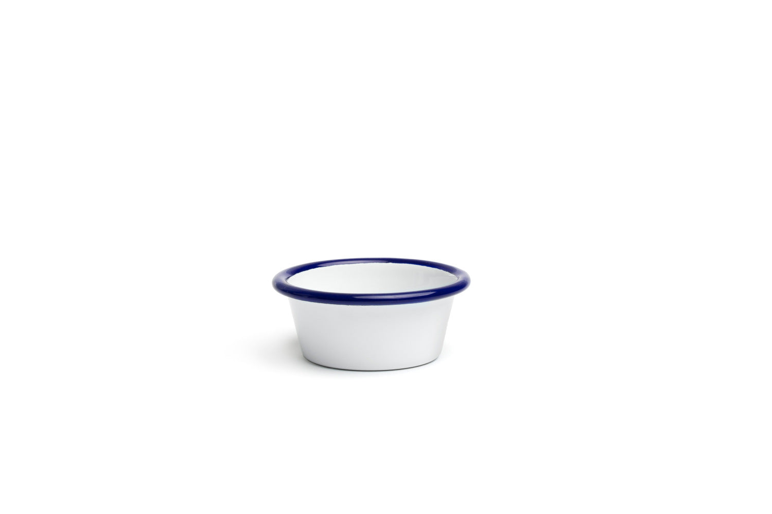Copo para molhos Peltre branco/azul Ø7 H3cm