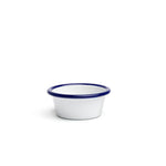 Copo para molhos Peltre branco/azul Ø7 H3cm