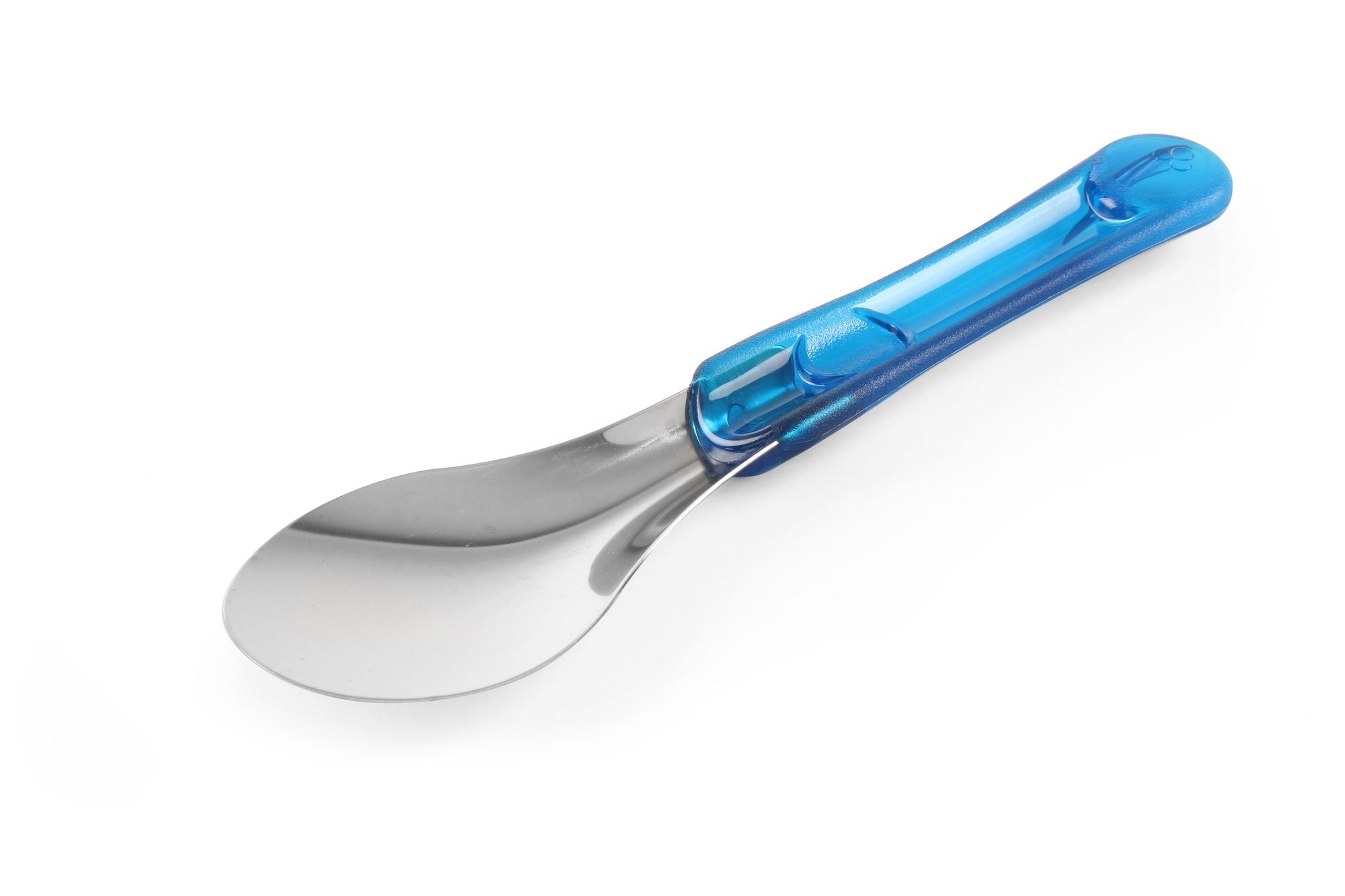 Espátula de gelado azul 260 mm inox cabo tritan