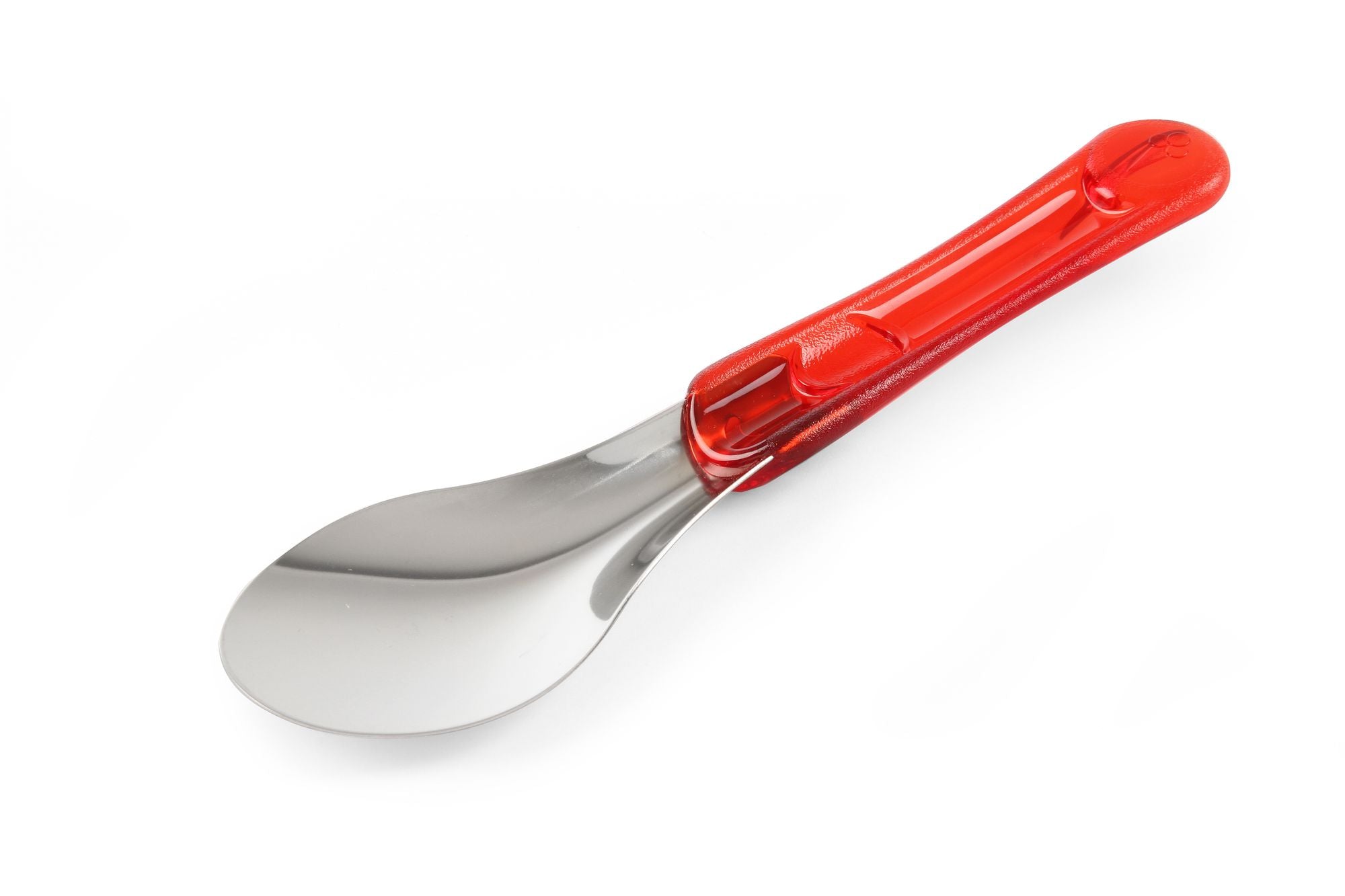 Espátula de gelado vermelha 260 mm inox cabo tritan